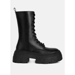 London Rag Womens Tatum Combat Boots 7